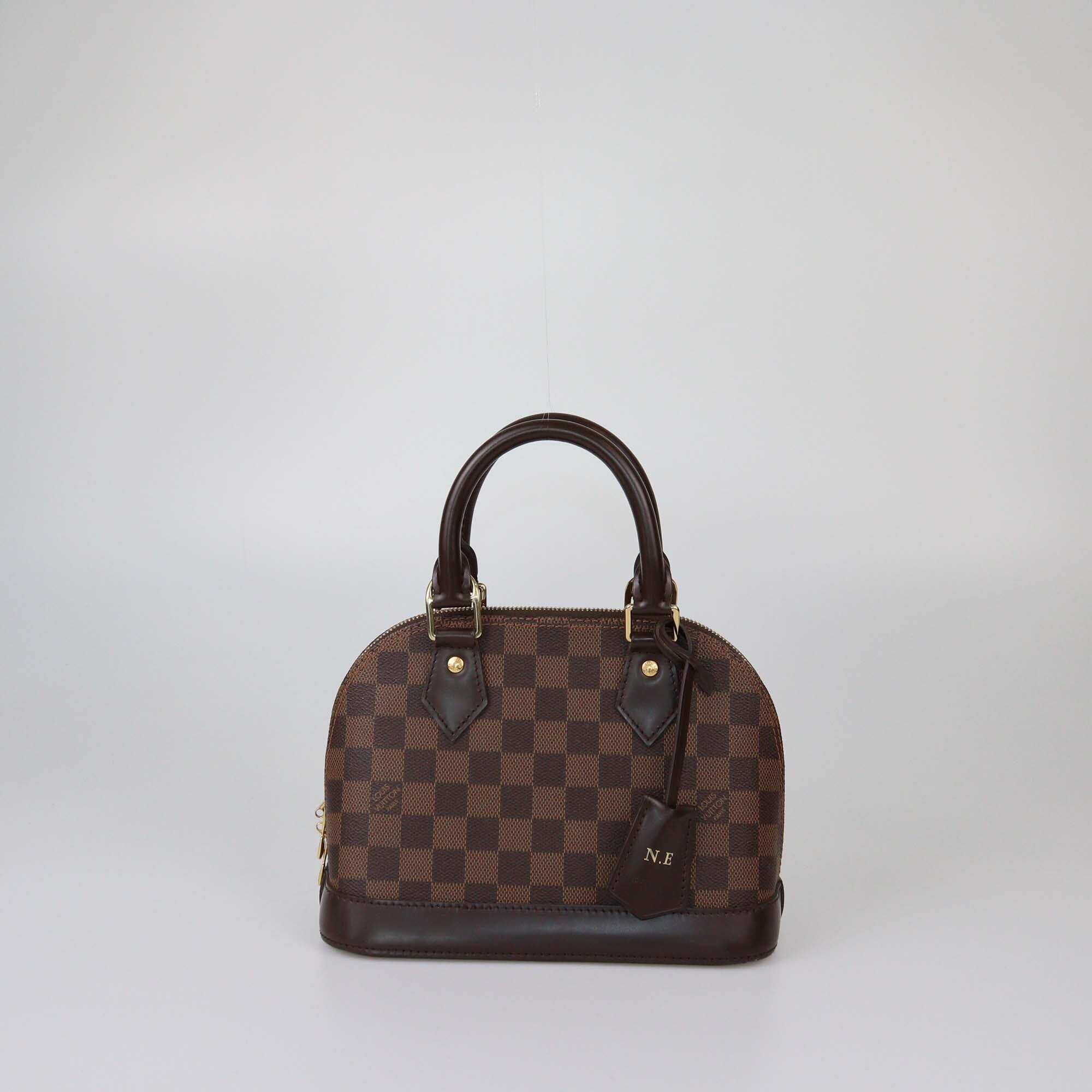 Louis Vuitton Damier Ebene Alma BB Bag Womens Louis Vuitton 