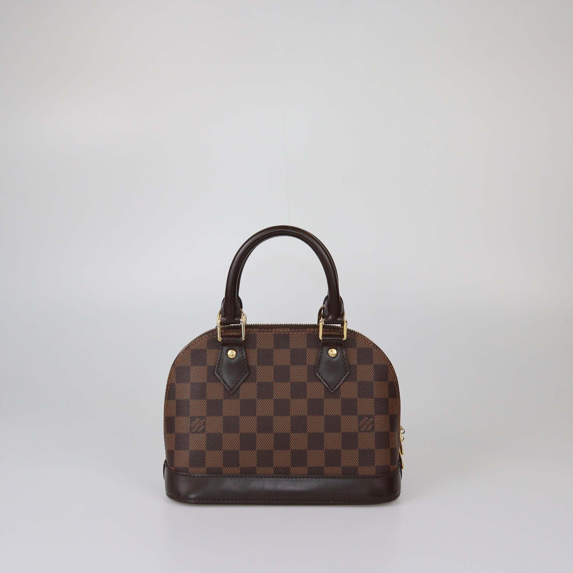 Louis Vuitton Damier Ebene Alma BB Bag Womens Louis Vuitton 