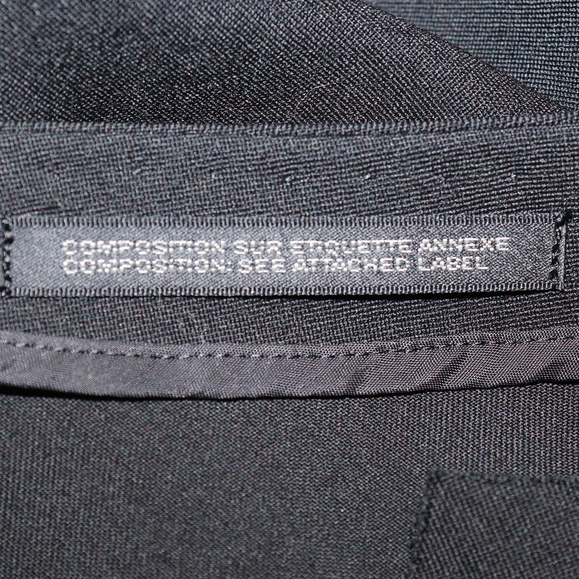 Y's Yohji Yamamoto Black Wool Sleeveless Maxi Dress