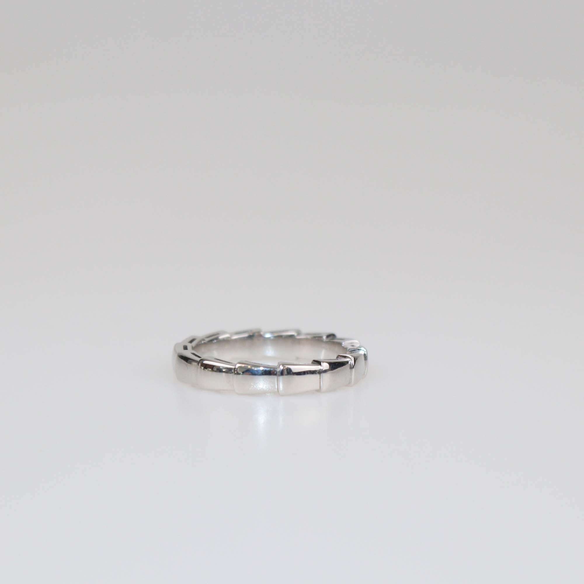 Bvlgari Serpenti Viper 18K White Gold Size 54 Womens Bvlgari 