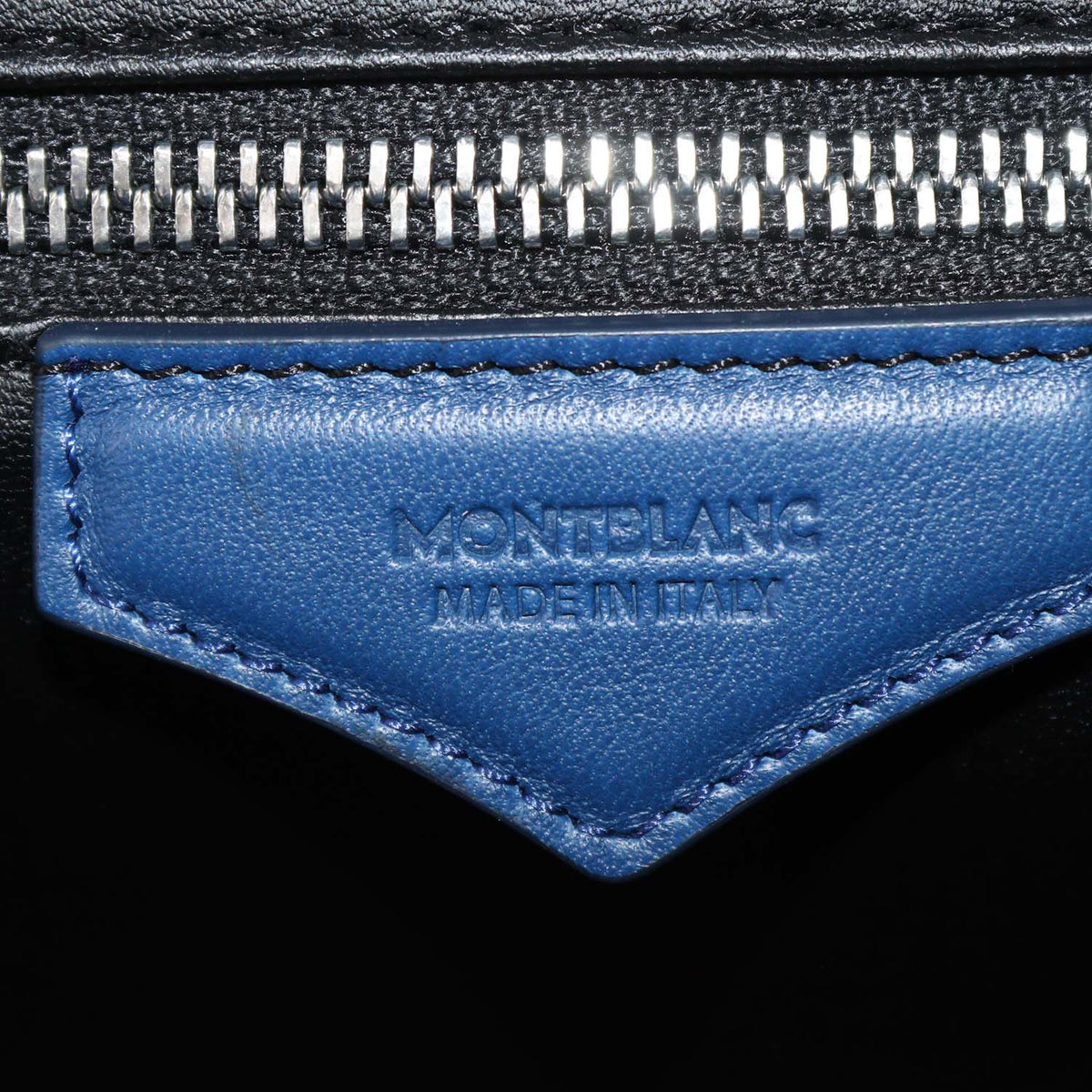 Montblanc Blue Leather Soft Selection Meisterstuck Tote