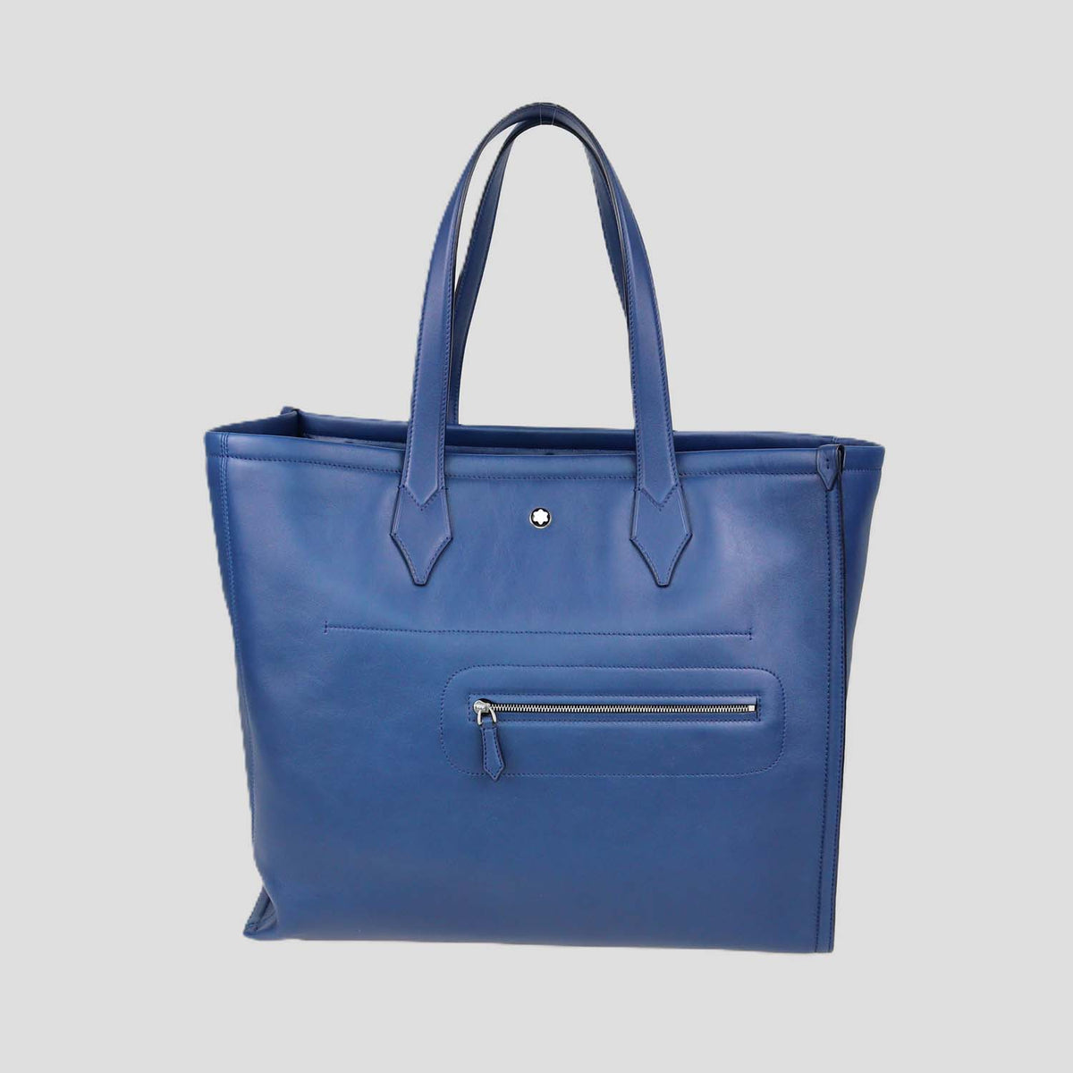 Montblanc Blue Leather Soft Selection Meisterstuck Tote