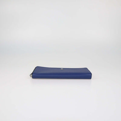 Montblanc Blue Leather Sartorial Phone Pouch