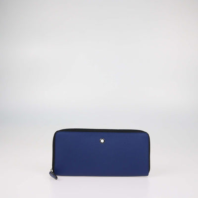 Montblanc Blue Leather Sartorial Phone Pouch