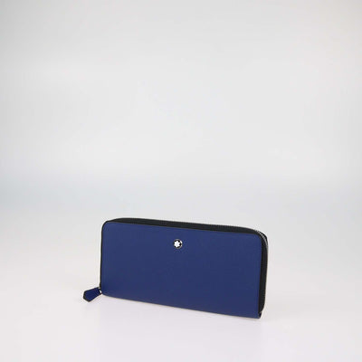 Montblanc Blue Leather Sartorial Phone Pouch