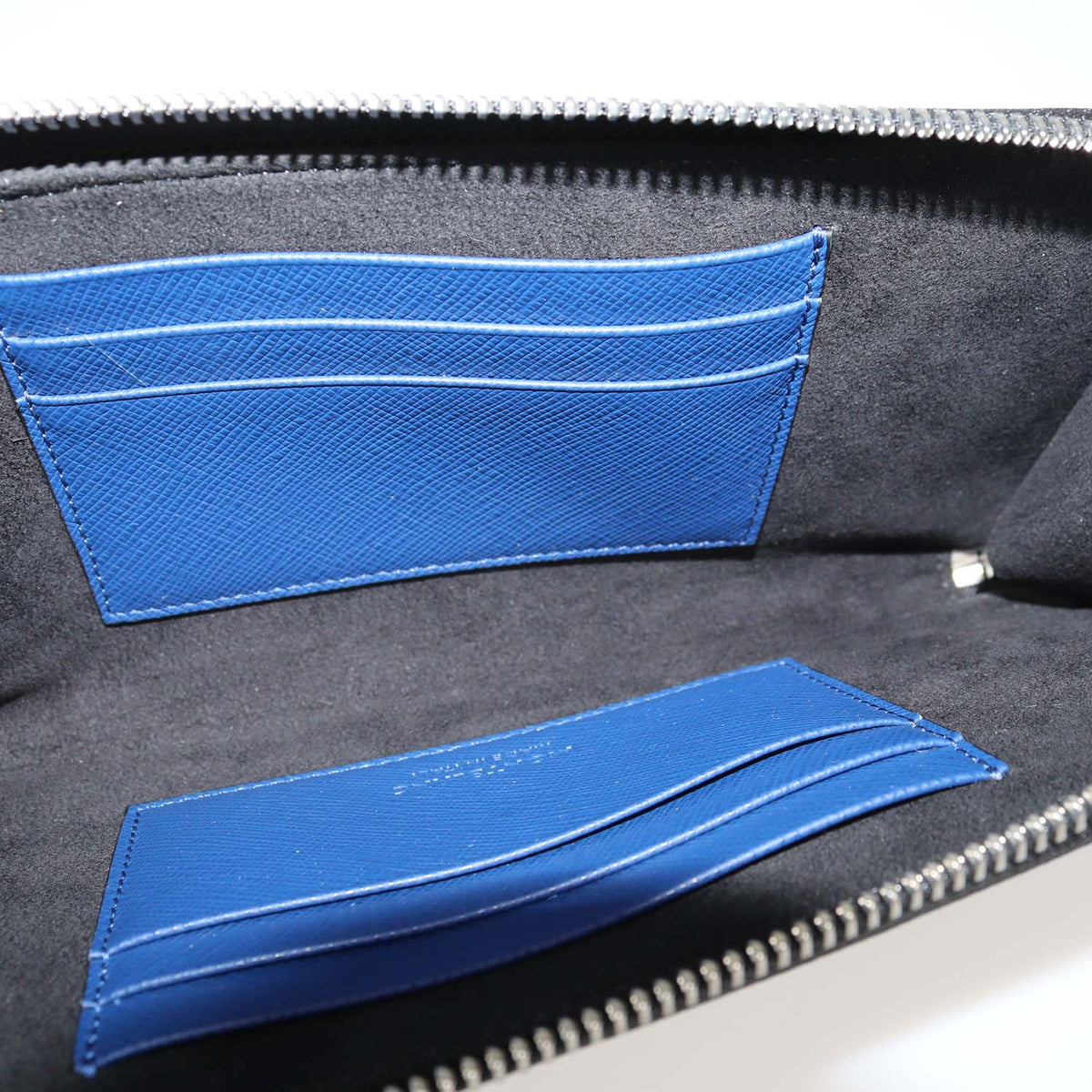 Montblanc Blue Leather Sartorial Phone Pouch