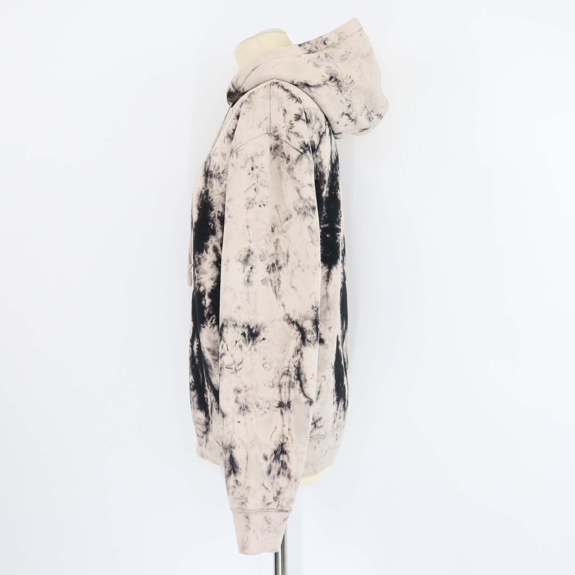 Saint Laurent Black/Beige Tie Dye Hoodie Jacket Womens Saint Laurent 