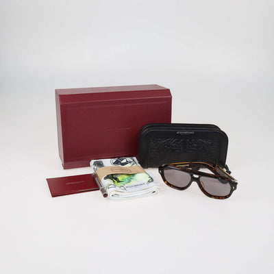 Jacques Marie Mage Brown Tortoise 07/100 Wildhorse Sunglasses