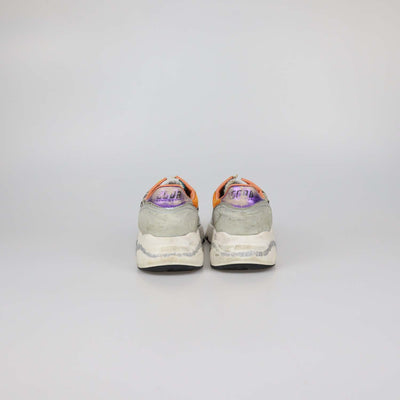 Golden Goose Multicolor Leather and Fabric Running Sole Sneakers