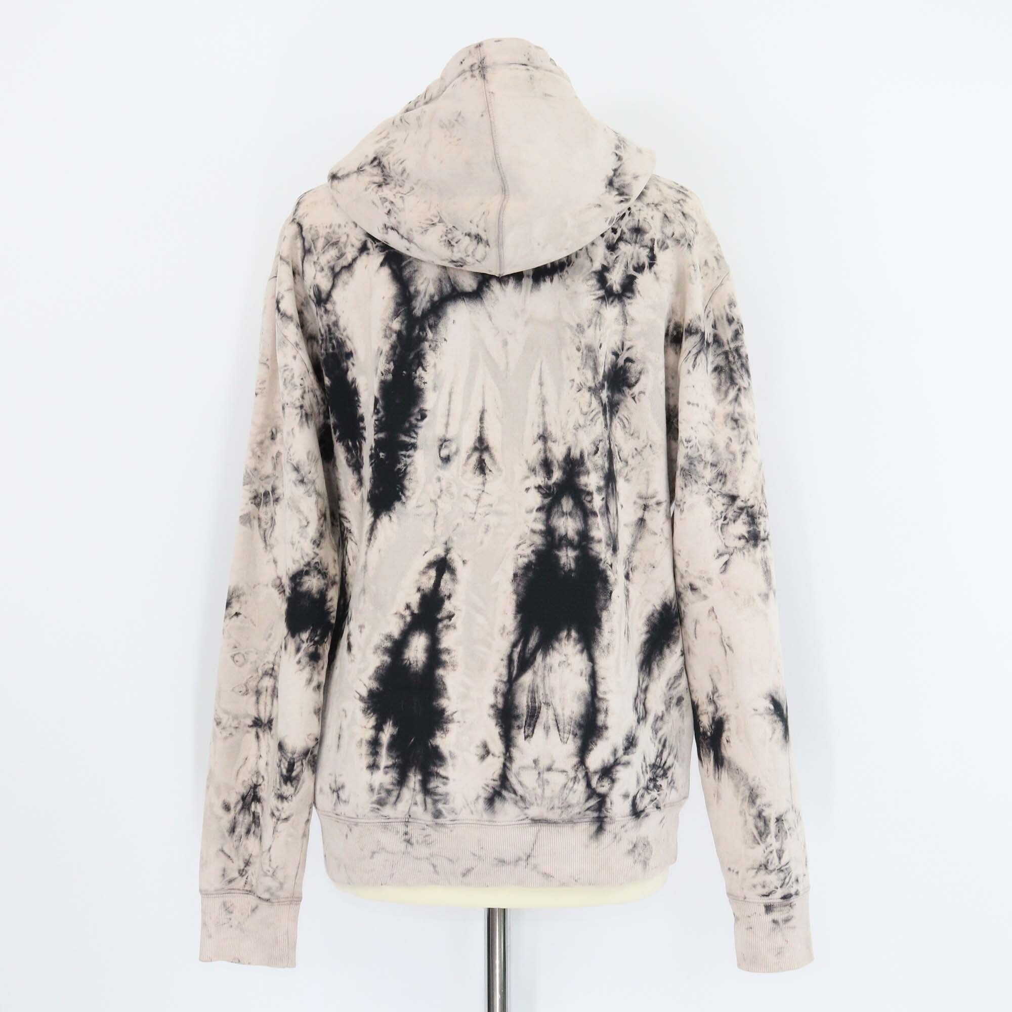 Saint Laurent Black/Beige Tie Dye Hoodie Jacket Womens Saint Laurent 