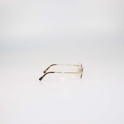 Miu Miu Gold, Blue-ray Transparent Lens Frameless Glasses