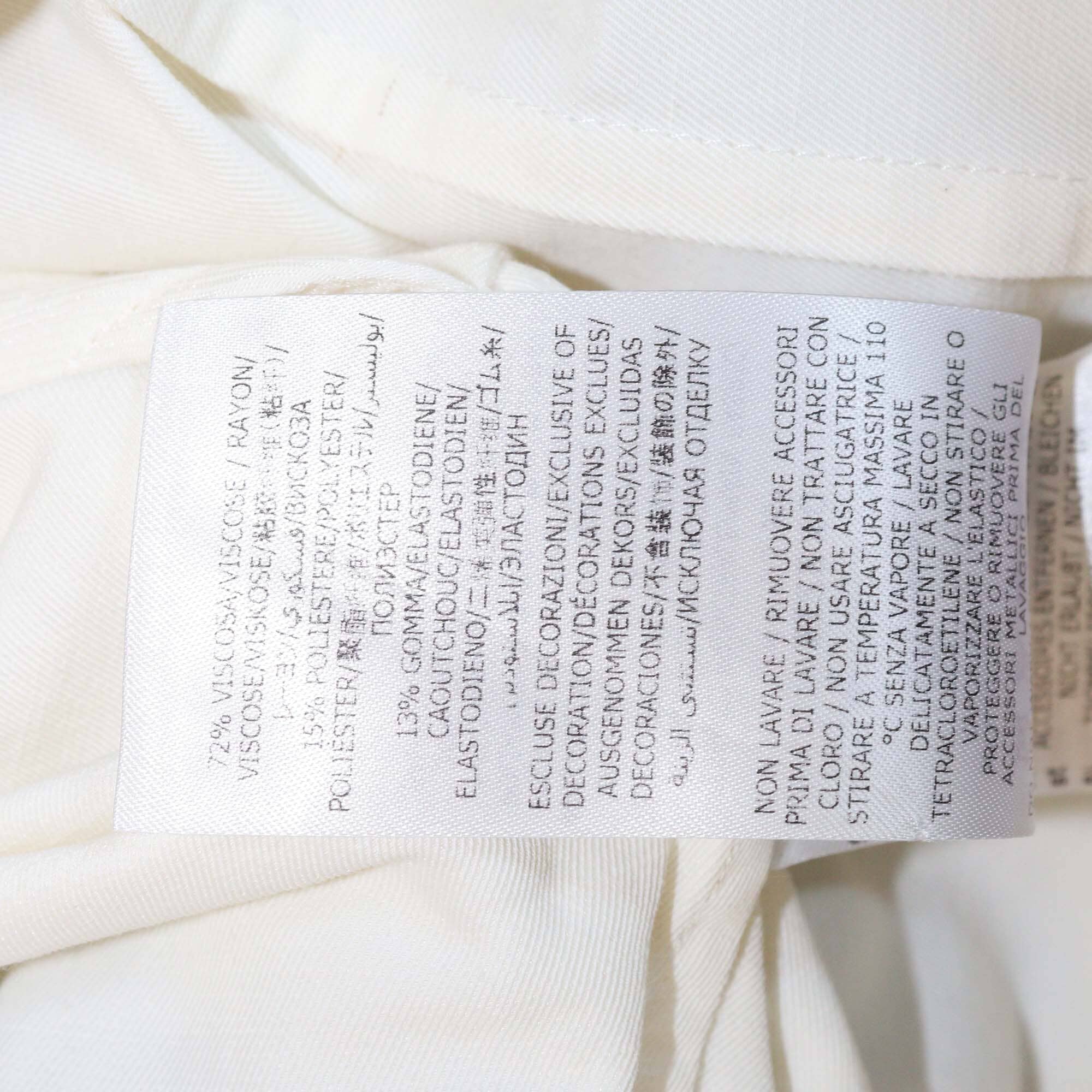 Stella McCartney Cream Sleeveless Square Neckline Belted Cargo Pocket Mini Dress Womens Stella McCartney 