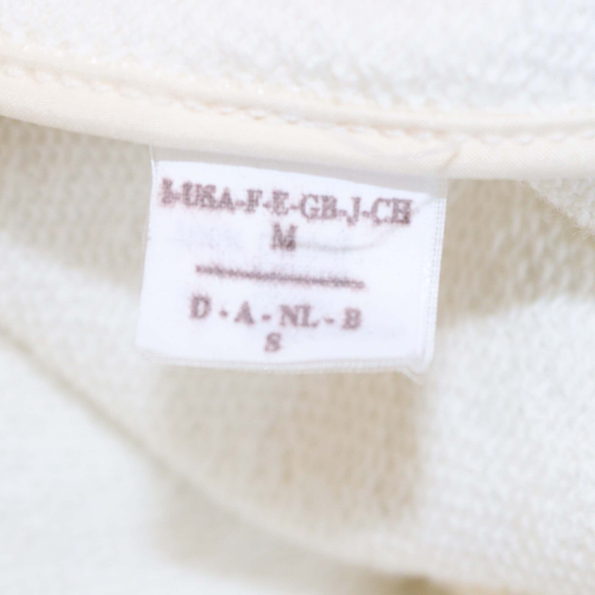 Brunello Cucinelli Cream Cotton Bateau Neckline Short Sleeve Sweatshirt Womens Brunello Cucinelli 
