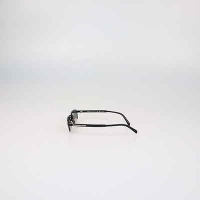 Prada Black Polarized Rectangular Sunglasses