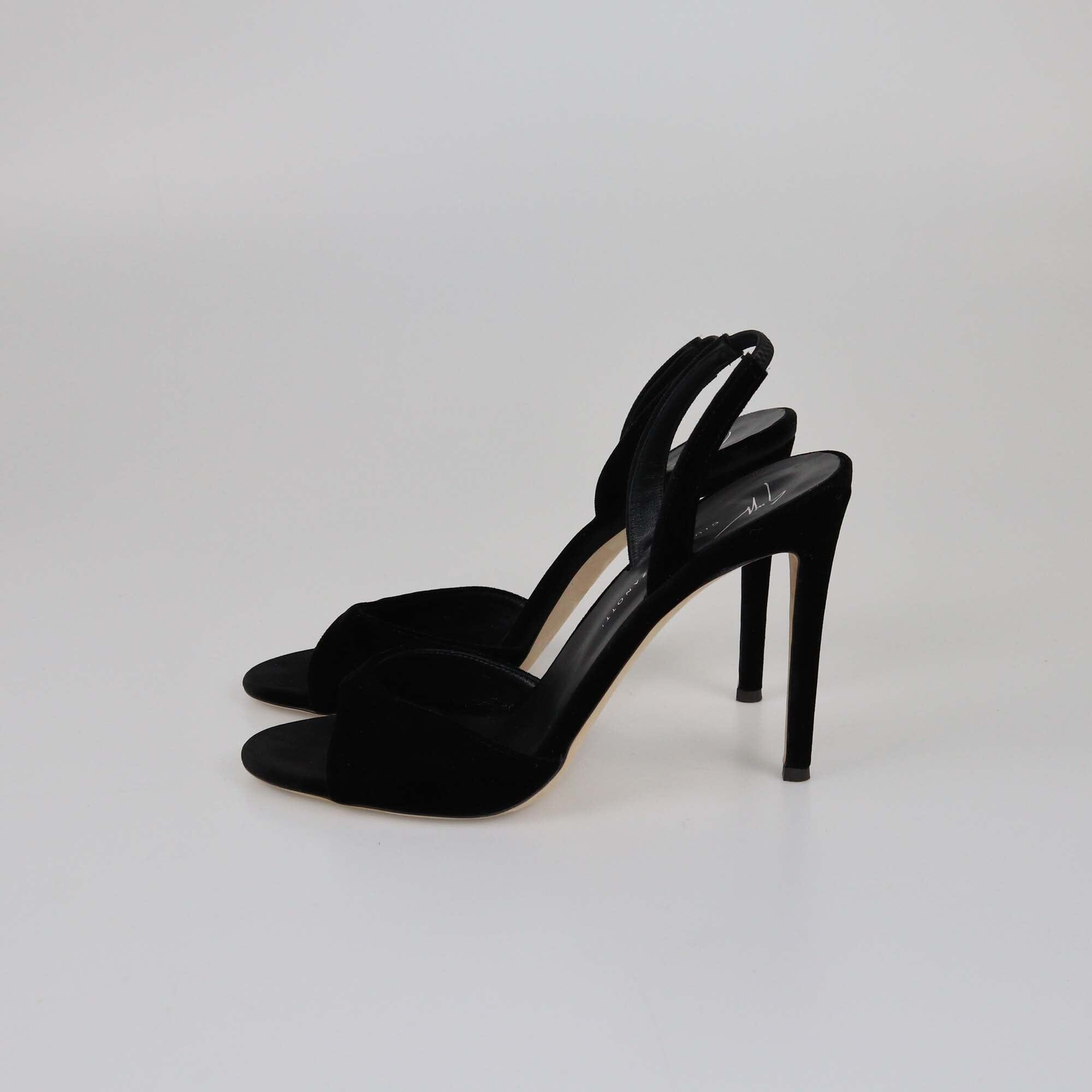 Giuseppe Zanotti Black Lilibeth Slingback Sandals Womens Giuseppe Zanotti 