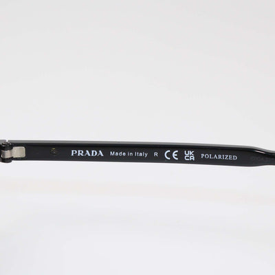 Prada Black Polarized Rectangular Sunglasses