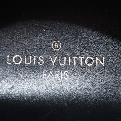 Louis Vuitton Black Leather Time Out Sneakers