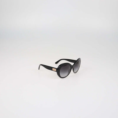 Dolce & Gabbana Black Gradient Butterfly Sunglasses