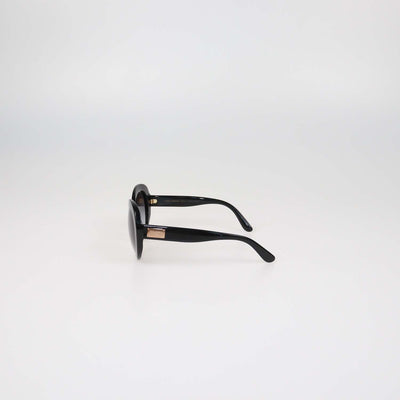 Dolce & Gabbana Black Gradient Butterfly Sunglasses