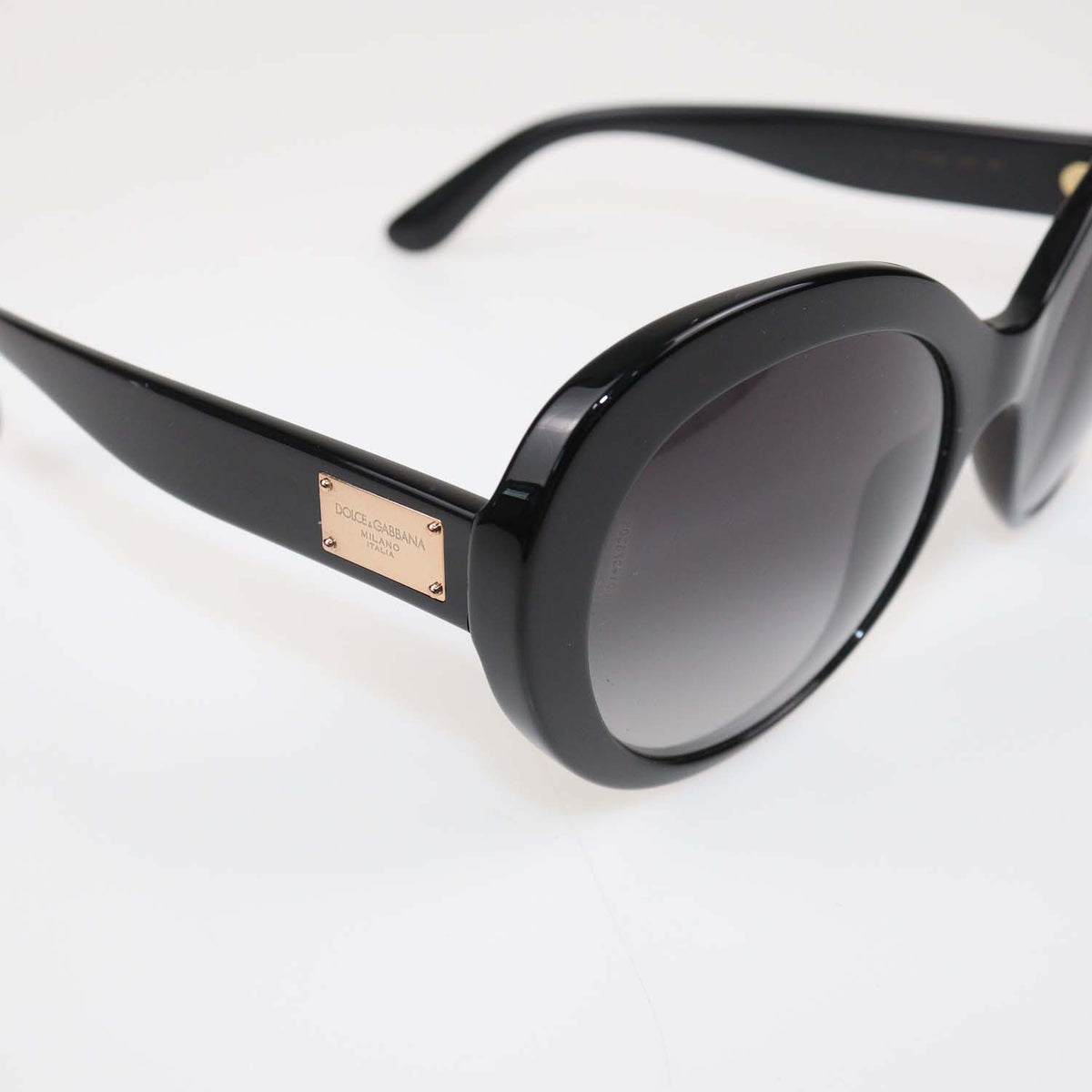 Dolce & Gabbana Black Gradient Butterfly Sunglasses