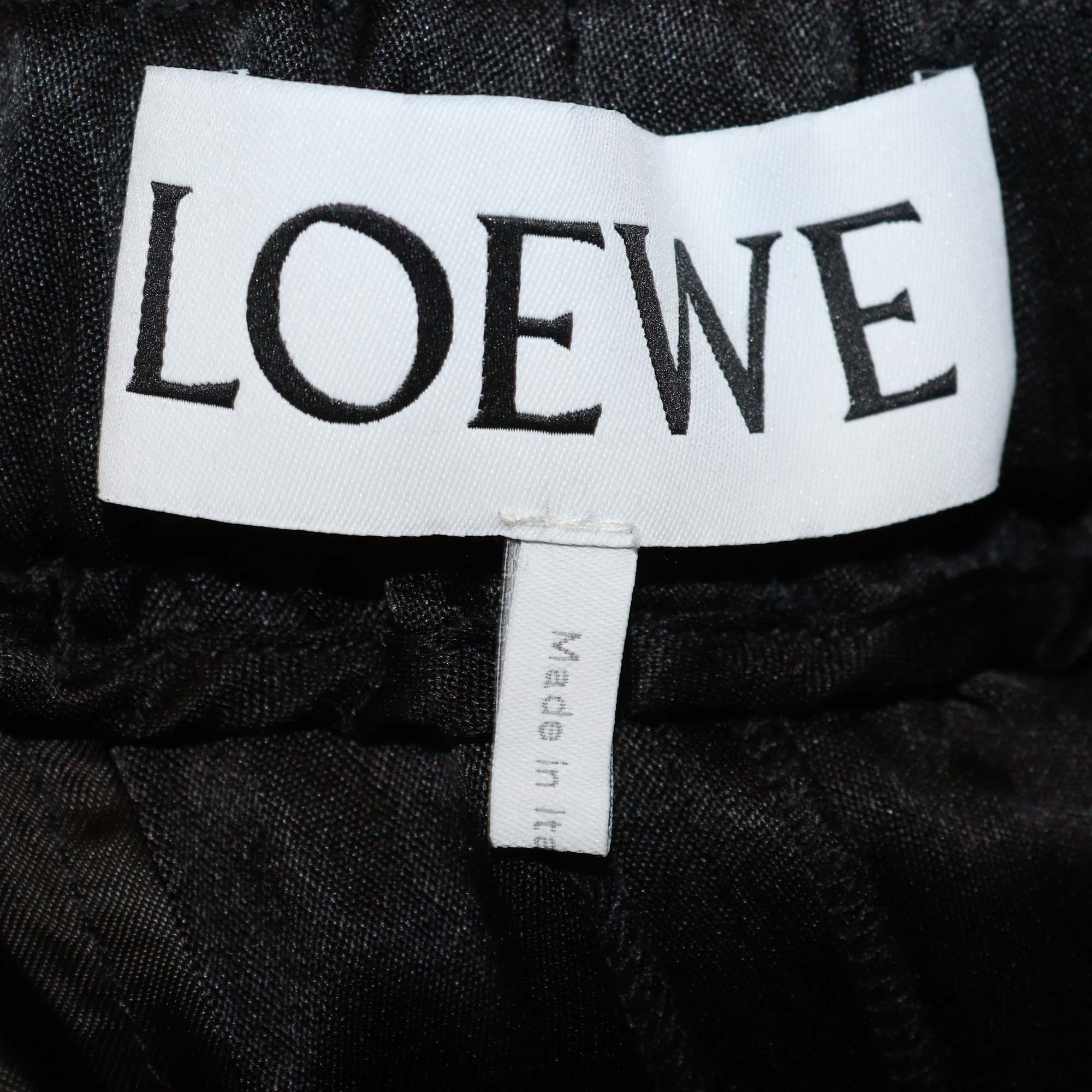 Loewe Negro Silk Pyjama Trousers