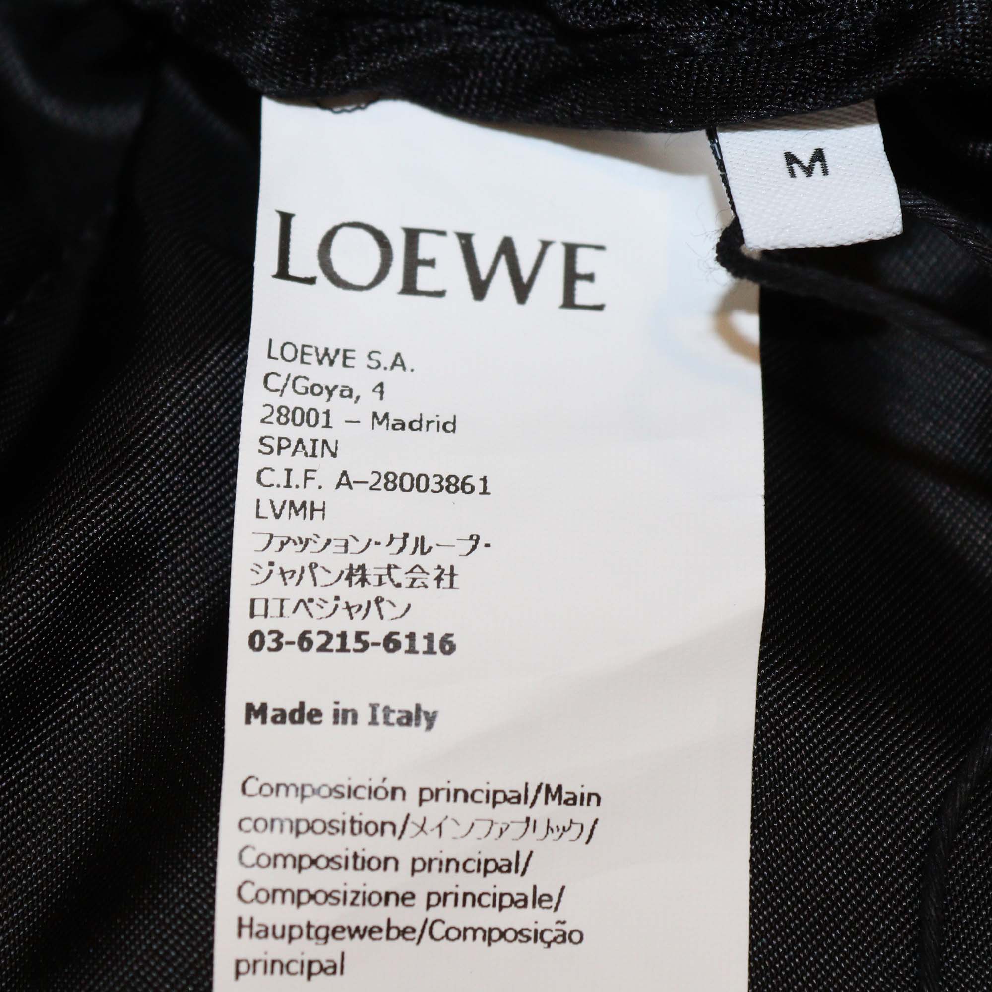 Loewe Negro Silk Pyjama Trousers