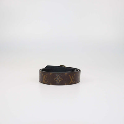Louis Vuitton Monogram Canvas and Leather Reversible LV Circle Belt