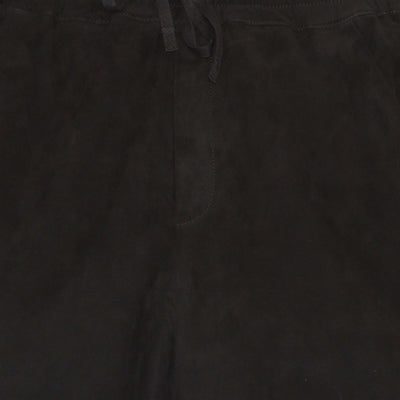 Vince Black Suede Drawstring Pants