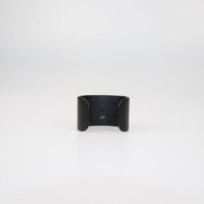 Hermes Matte Black Aluminium Collier de Chien Sunset Cuff Bracelet