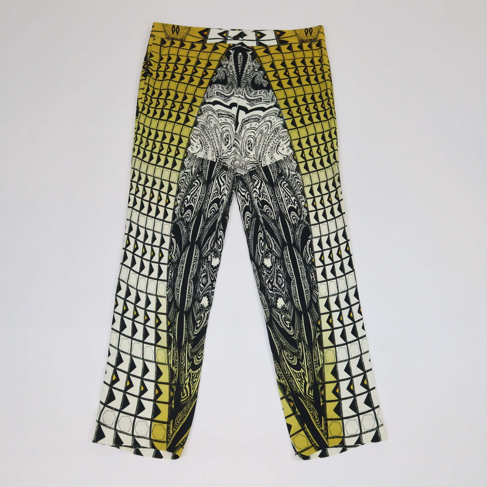 Etro Multicolor Printed Straight Leg Pants