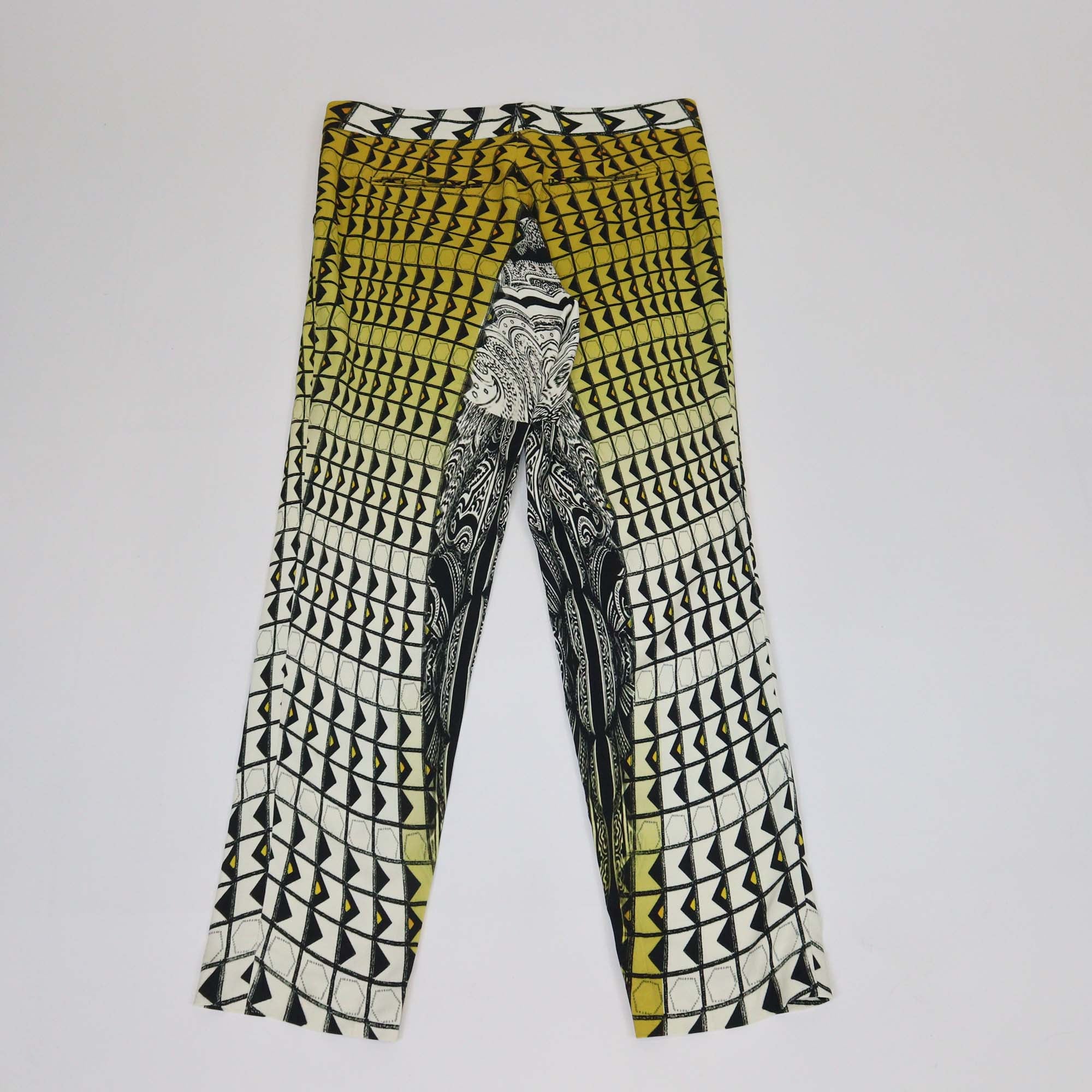 Etro Multicolor Printed Straight Leg Pants