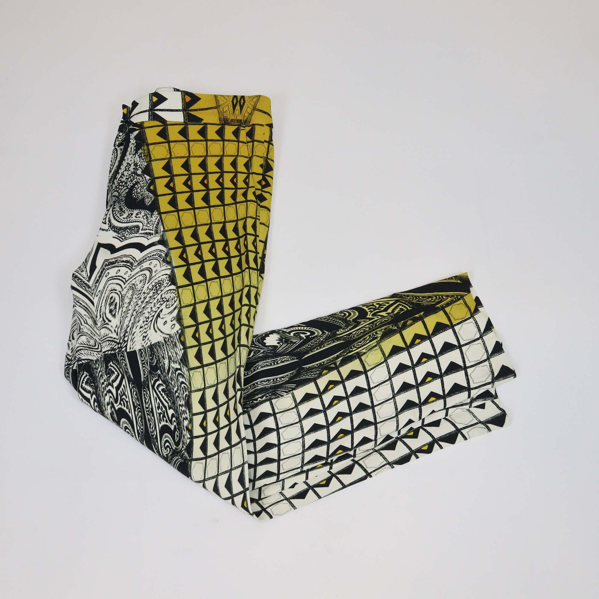 Etro Multicolor Printed Straight Leg Pants