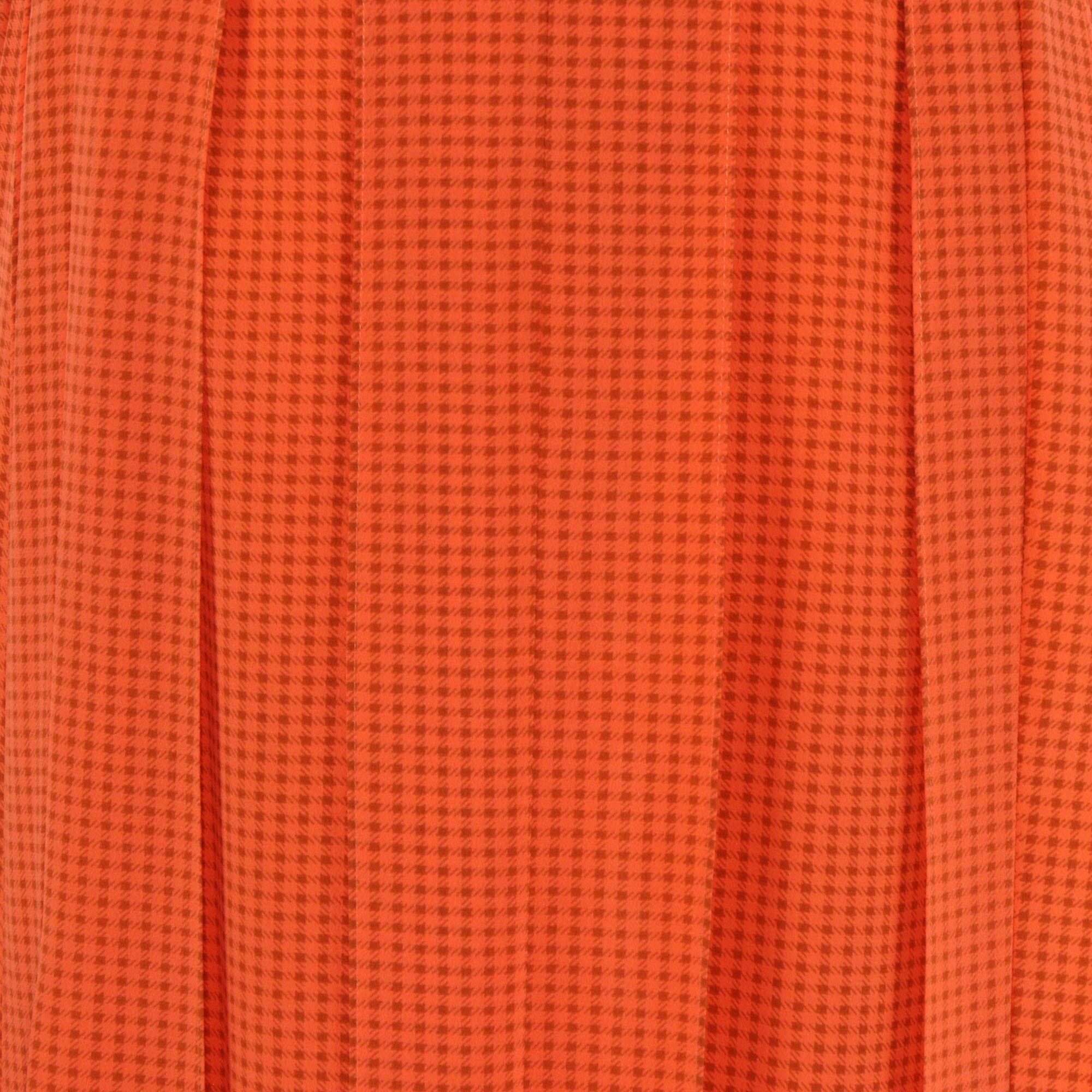 Joseph Orange Pleated Charlie Midi Skirt Womens Joseph 