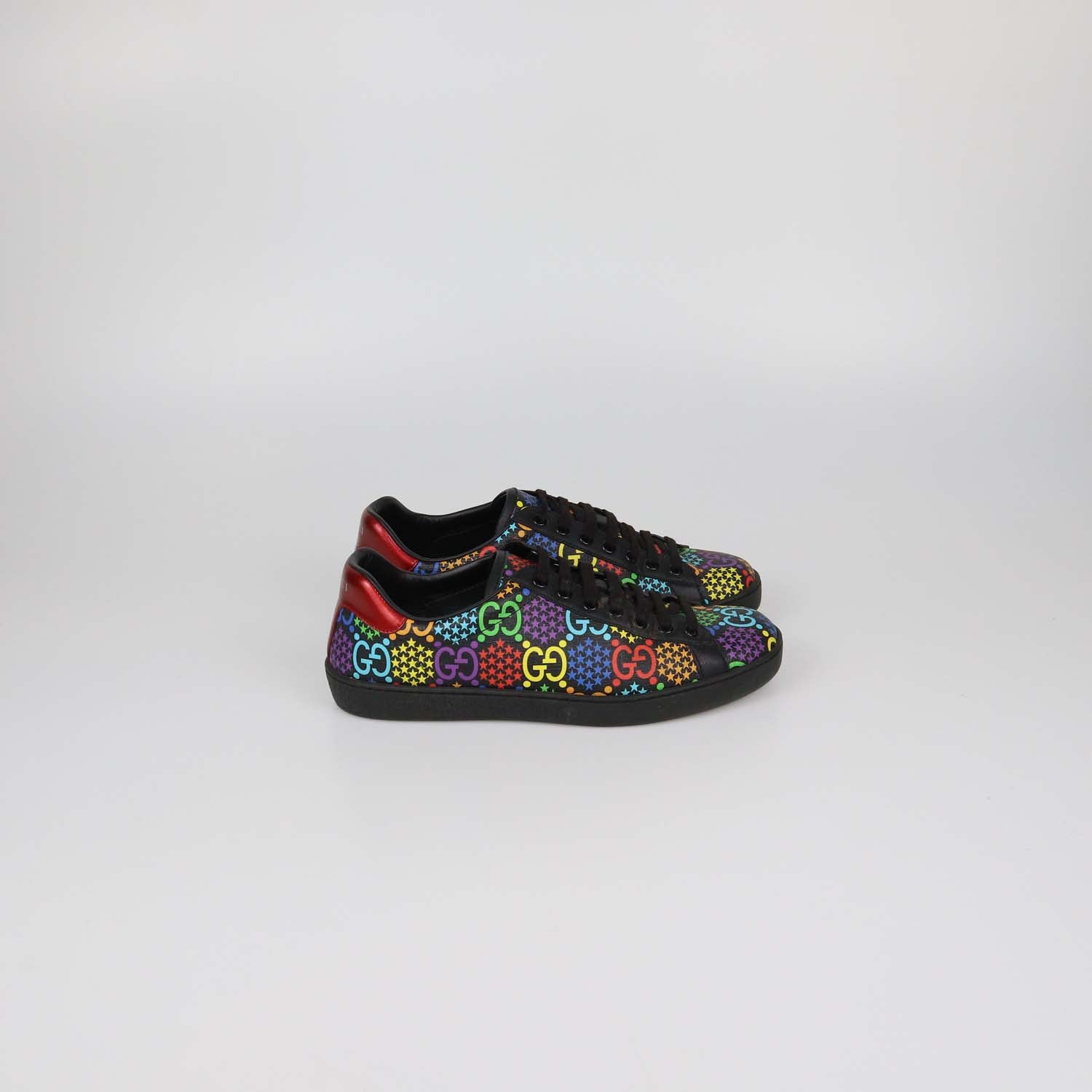 Gucci Multicolor GG Coated Canvas Psychadelic Ace Sneaker