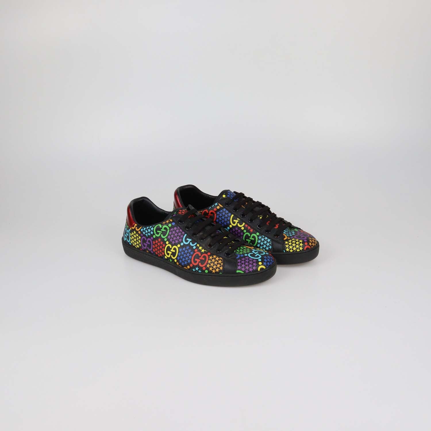 Gucci Multicolor GG Coated Canvas Psychadelic Ace Sneaker