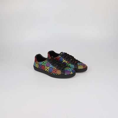 Gucci Multicolor GG Coated Canvas Psychadelic Ace Sneaker