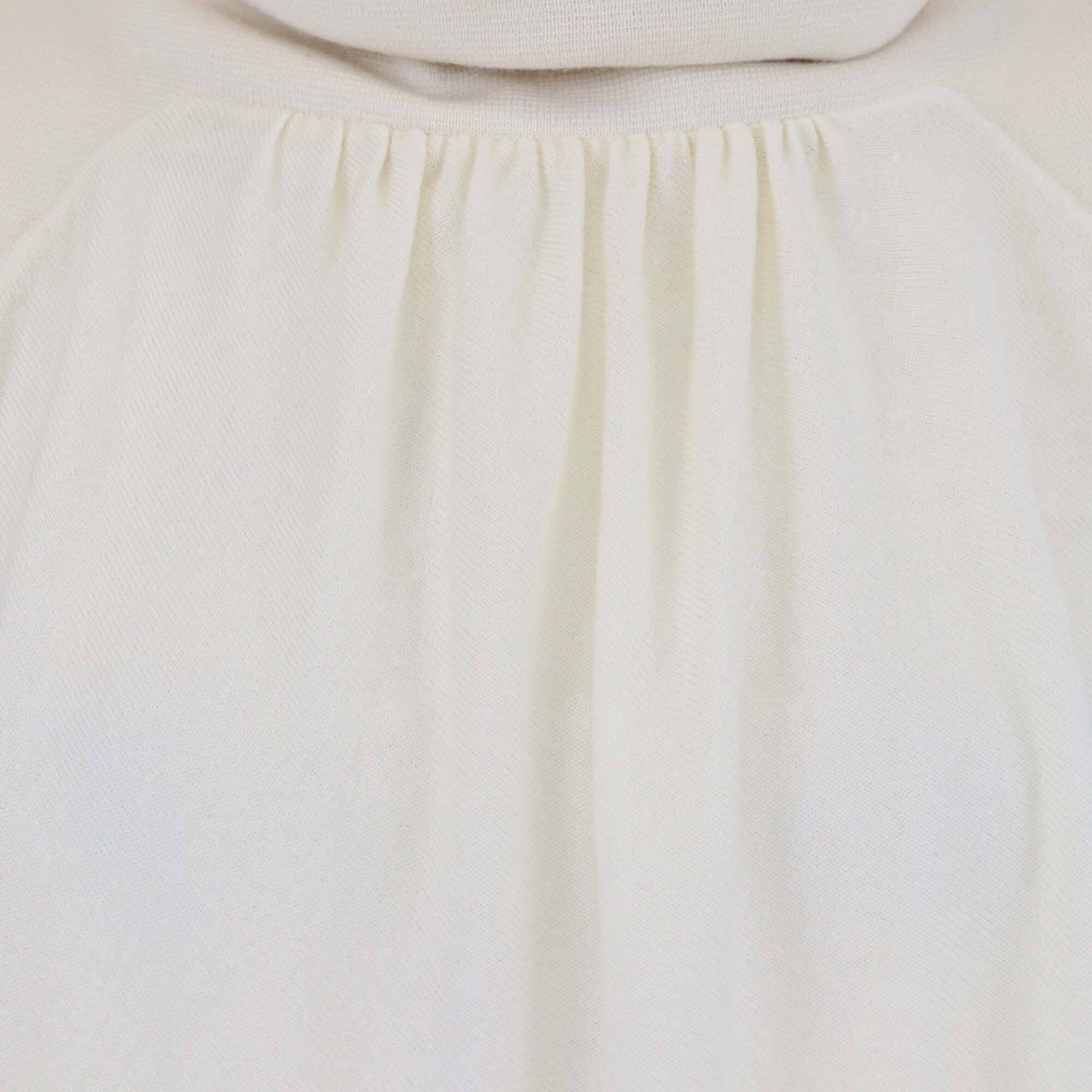 Giambattista Valli Cream Wool Sleeveless Turtleneck Sweater Womens Giambattista Valli 