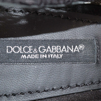 Dolce & Gabbana Black Lace Crystal Embellished Bellucci Pumps