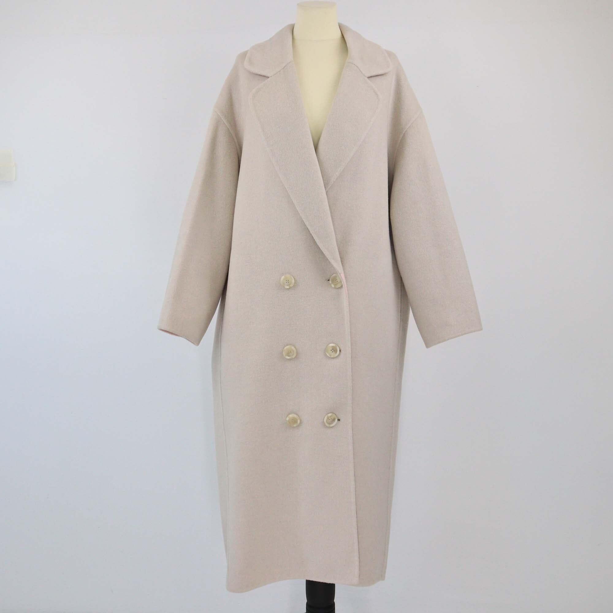 Mansur Gavriel Beige Oversized Coat Womens Mansur Gavriel 