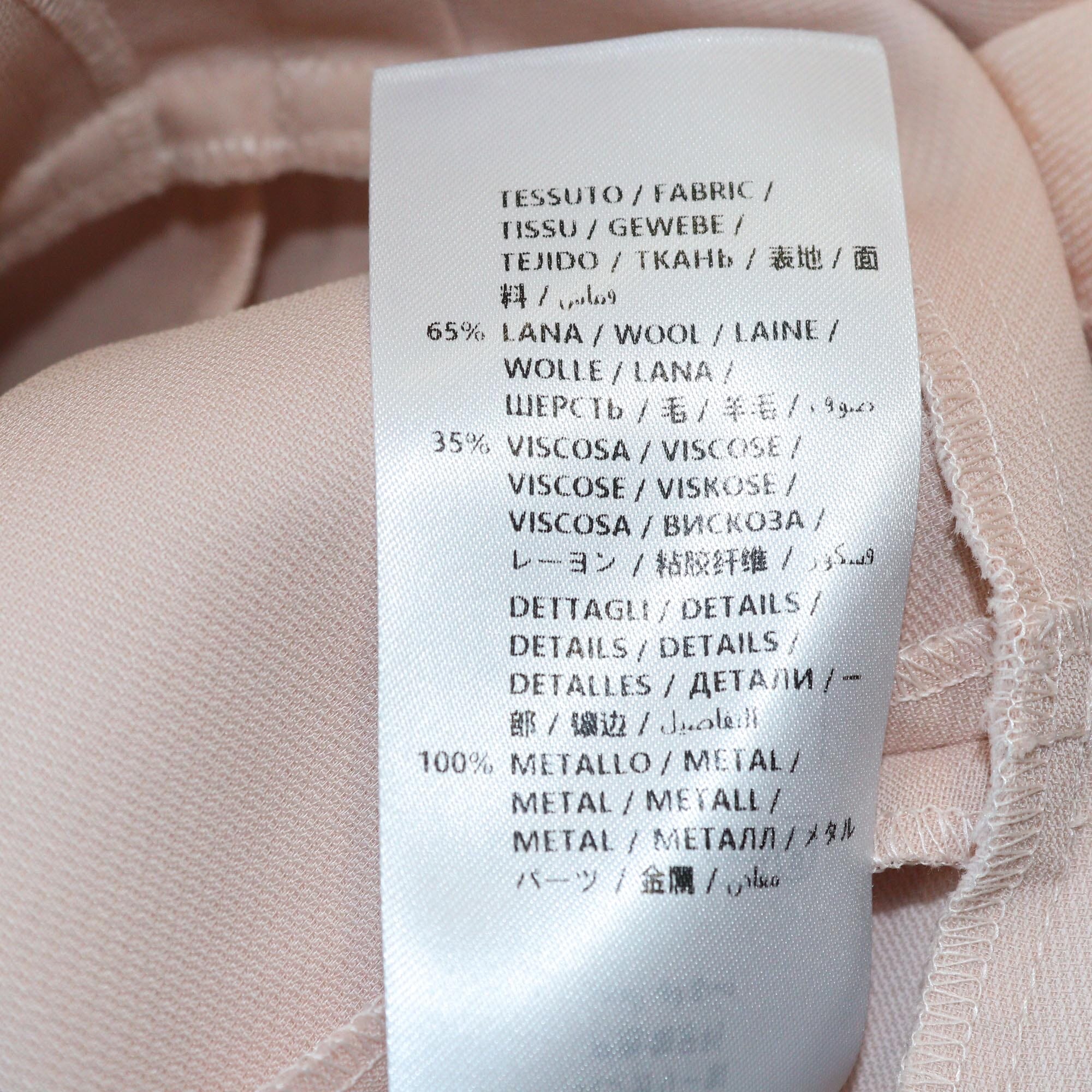 Stella McCartney Blush Pink Short Sleeve Midi Dress Womens Stella McCartney 
