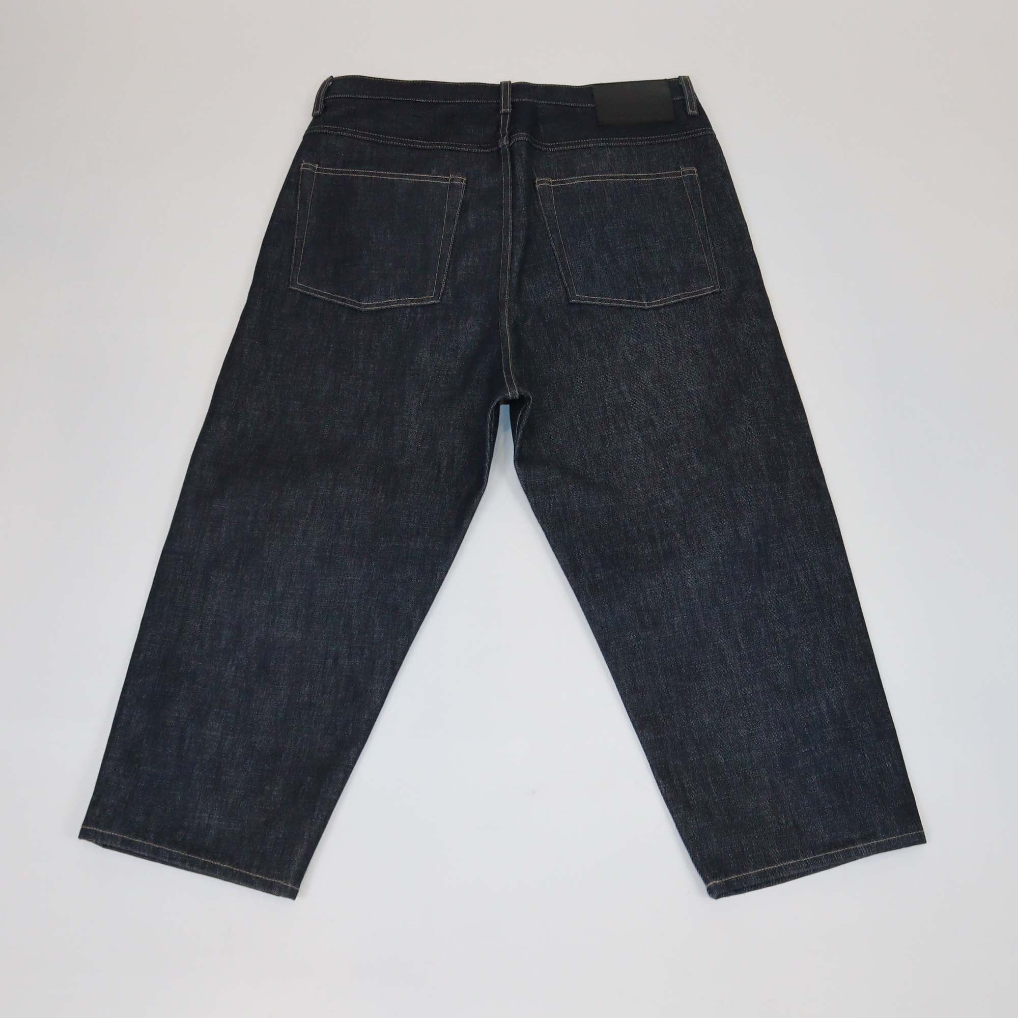 Rick Owens Drkshdw Dark Blue Cropped Torrence Jeans