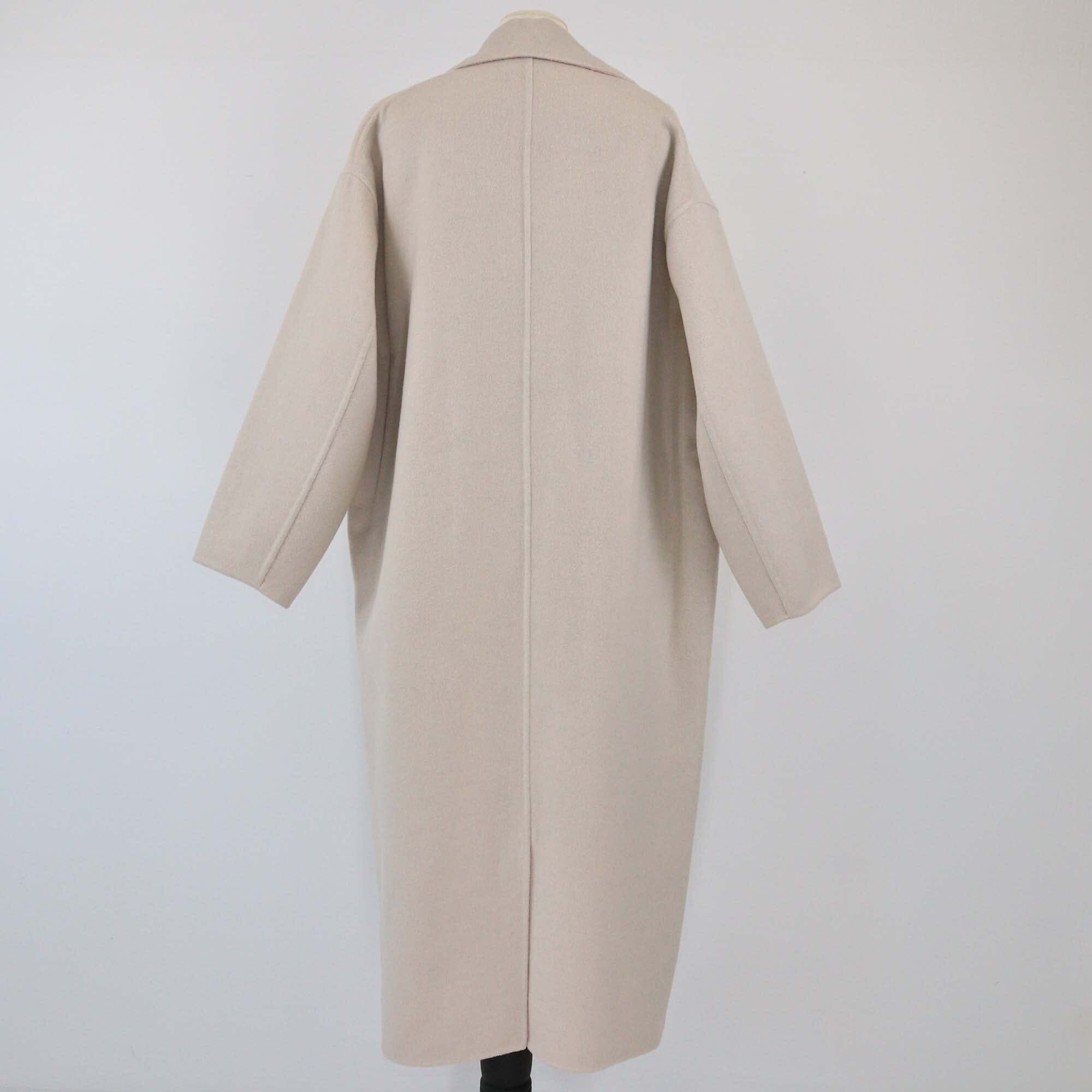 Mansur Gavriel Beige Oversized Coat Womens Mansur Gavriel 