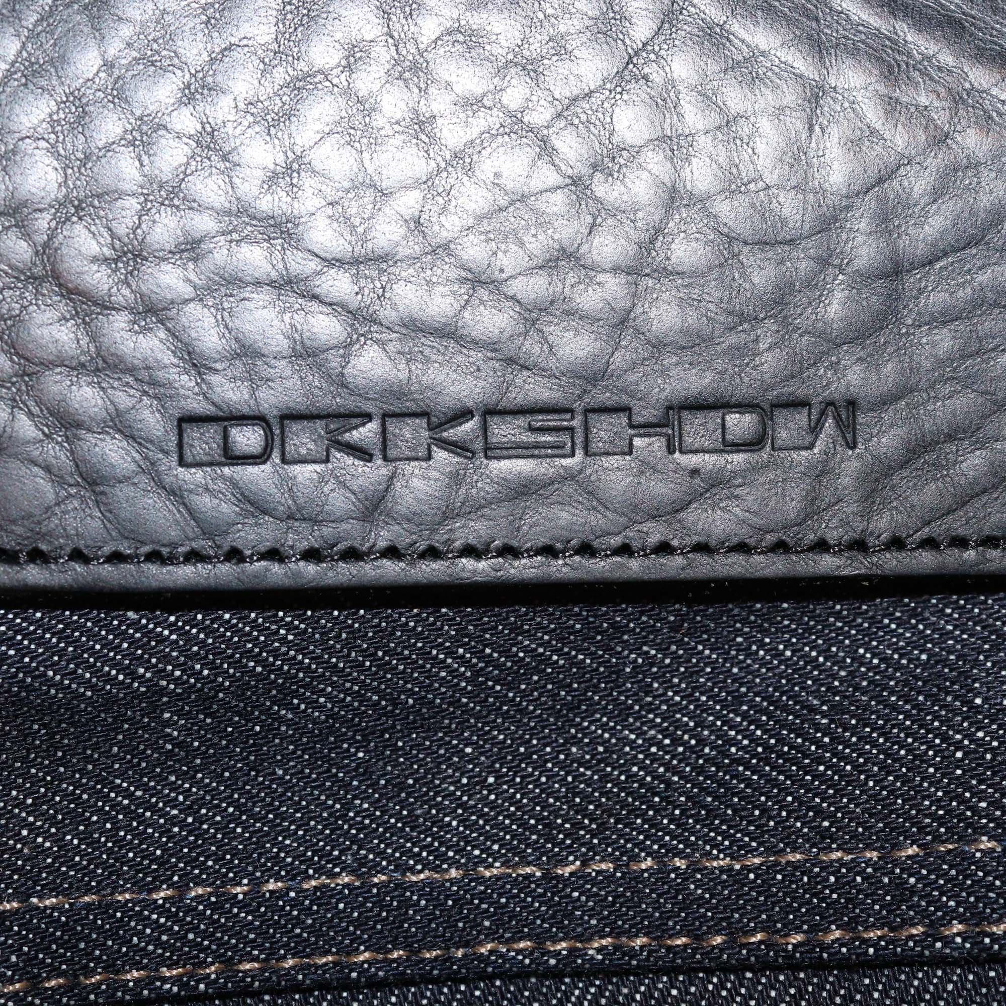 Rick Owens Drkshdw Dark Blue Cropped Torrence Jeans