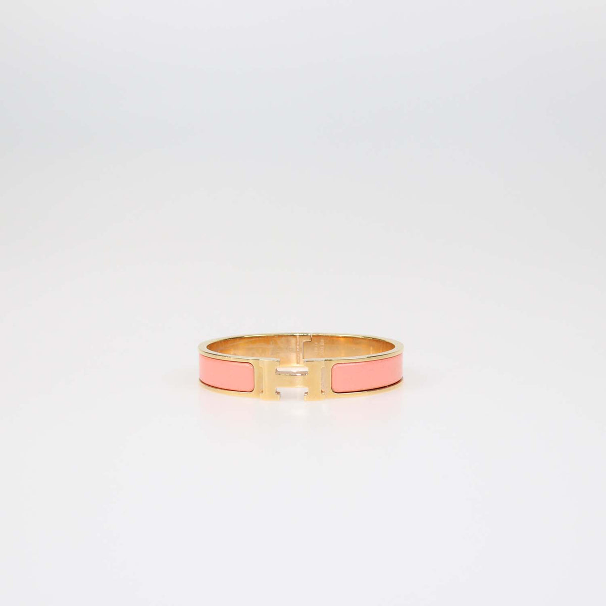 Hermes Gold,Papeye Enamel Clic H PM Bracelet