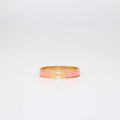 Hermes Gold,Papeye Enamel Clic H PM Bracelet