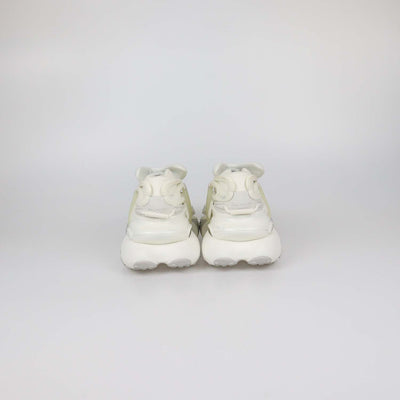 Balmain White Neoprene and Rubber Unicorn low Top Sneakers