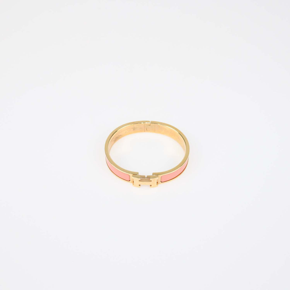 Hermes Gold,Papeye Enamel Clic H PM Bracelet