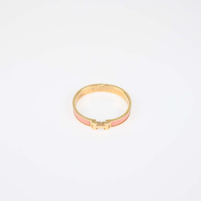 Hermes Gold,Papeye Enamel Clic H PM Bracelet