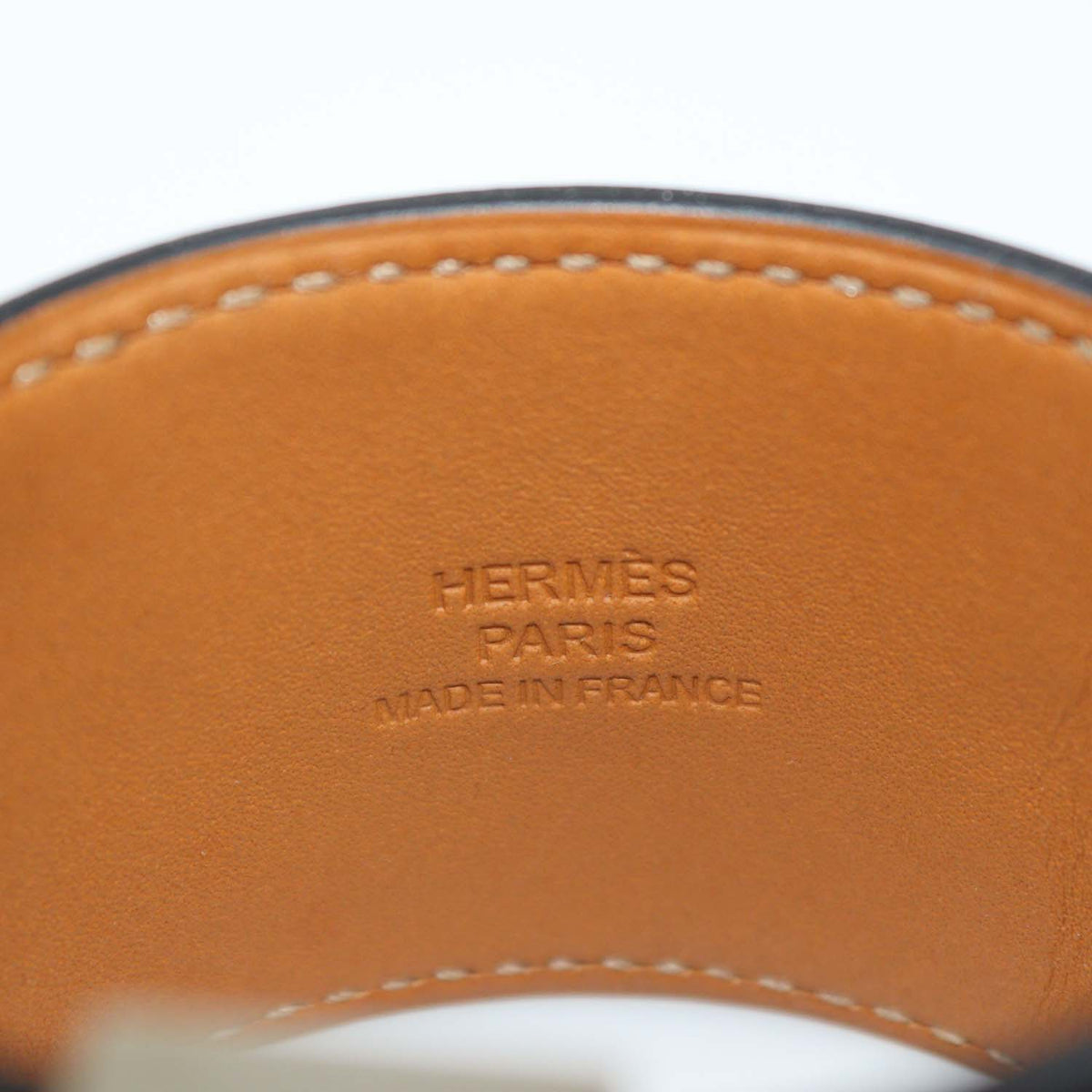 Hermes Black Swift Leather Collier de Chien Bracelet
