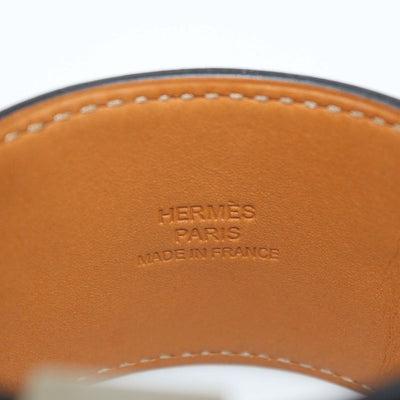 Hermes Black Swift Leather Collier de Chien Bracelet